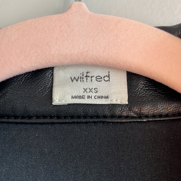 Aritzia Tops Aritzia Vegan Leather Belek Button Down Shirt Poshmark